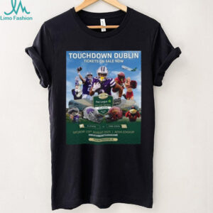 K State Vs Iowa State Touchdown Dublin TIckets On Sale Now Aer Lingus College Football Classic Ireland 2025 Saturday 23rd August Aviva Stadium Helmet Poster T Shirt