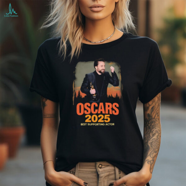 Kieran Culkin Wins Oscar For Best Supporting Actor 2025 Unisex T shirt