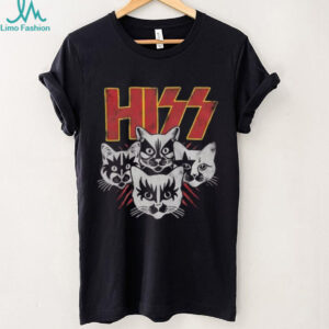 Kiss Hiss Cats Black T Shirt