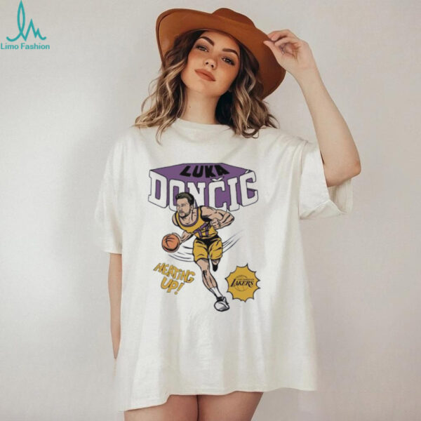 Los Angeles Lakers Comic Book Luka Doncic Heating Up shirt