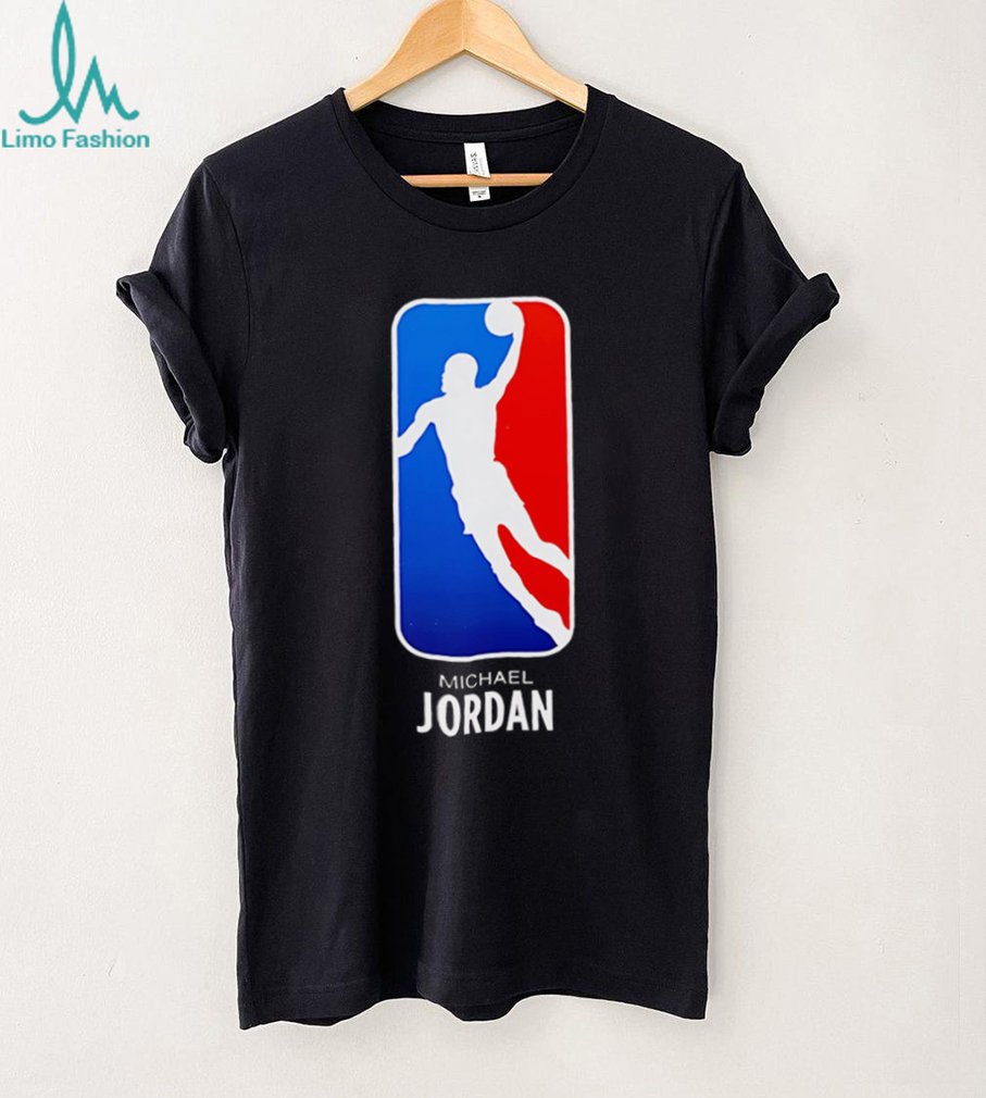 Michael Jordan NBA logo shirt
