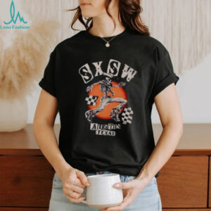 SXSW Austin Texas Skeleton Cowboy Unisex T shirt