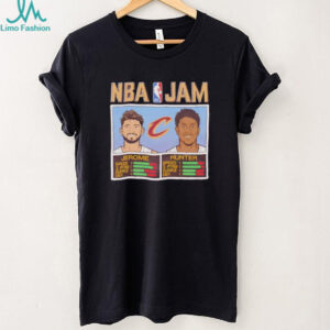 NBA Jam Cleveland Cavaliers Fanaticity Ty Jerome and De’Andre Hunter shirt