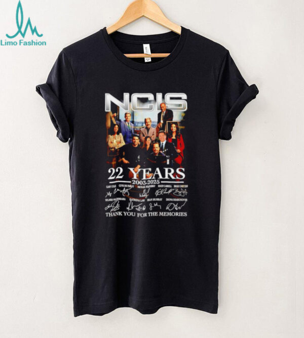 NICS 22 Years 2003 2025 Thank You For The Memories signature shirt