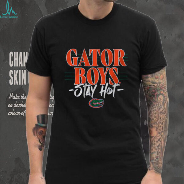 Official Gator Boys Stay Hot 2025 NCAA Southeastern Conference Florida Gators Logo t shirt