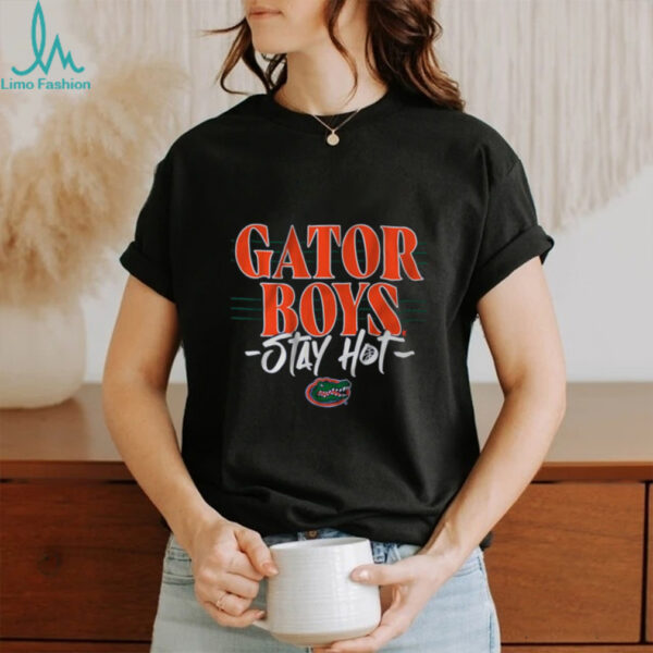 Official Gator Boys Stay Hot 2025 NCAA Southeastern Conference Florida Gators Logo t shirt