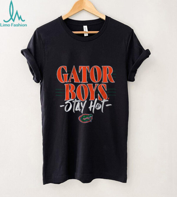 Official Gator Boys Stay Hot 2025 NCAA Southeastern Conference Florida Gators Logo t shirt