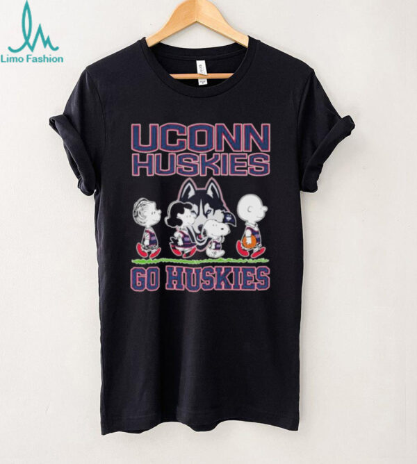 Official Snoopy And The Peanuts Uconn Huskies Go Huskies T shirts