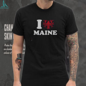 Good I Love Maine Heart As Lobster T Shirt Recovered