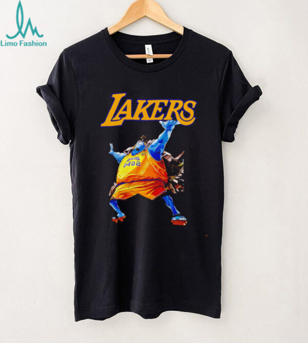 One Piece Jinbe Los Angeles Lakers NBA shirt