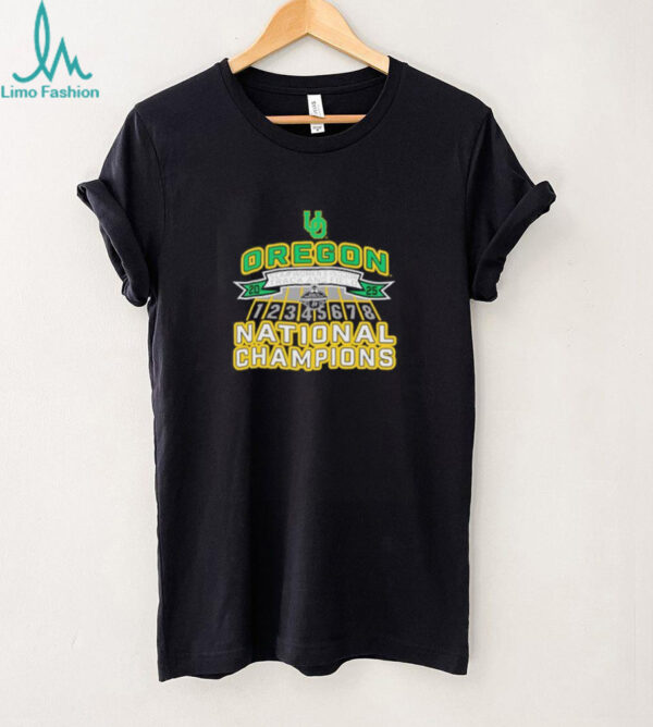 Oregon Ducks 2025 NCAA Women’s Indoor Track and Field National Champions shirt