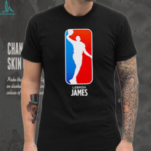 Lebron James NBA logo shirt