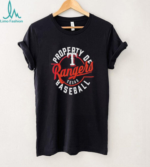 Property of Texas Rangers Baseball 2025 shirt