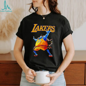 One Piece Jinbe Los Angeles Lakers NBA shirt