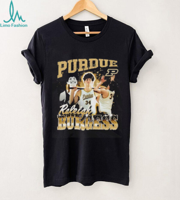 Raleigh Burgess Purdue basketball 90s graphic shirt