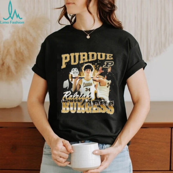 Raleigh Burgess Purdue basketball 90s graphic shirt