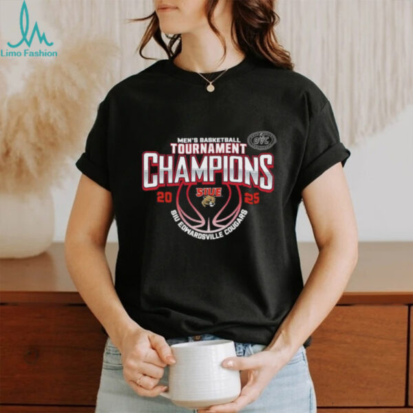 SIU Edwardsville Cougars 2025 OVC Men’s Basketball Conference Tournament Champions T Shirt