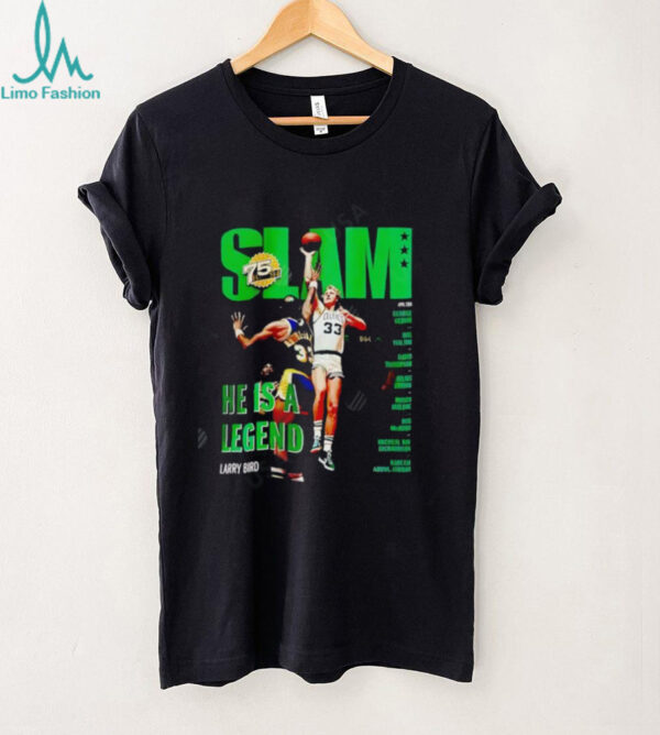 Slam He Is A Legend Larry Bird graphic shirt