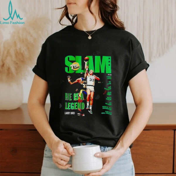 Slam He Is A Legend Larry Bird graphic shirt