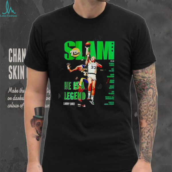 Slam He Is A Legend Larry Bird graphic shirt