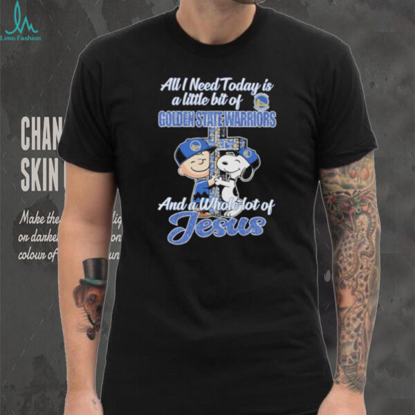 Snoopy And Charlie Brown Golden State Warriors I Can Do All Things Through Christ Who Strengthens Me T shirts