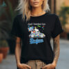 Snoopy Drive Car Los Angeles Dodgers Autism Accept Understand Love T shirts