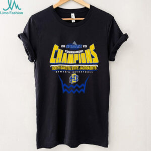 South Dakota State Jackrabbits 2025 Summit League Women’s Basketball Tournament Champions Shirt