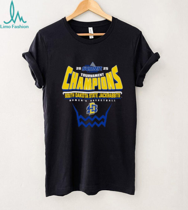 South Dakota State Jackrabbits 2025 Summit League Women’s Basketball Tournament Champions Shirt