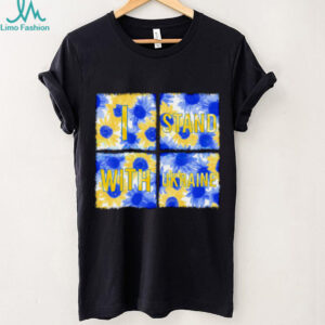 Stand With Ukraine Blue Yellow Sunflower shirt