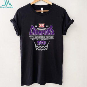 TCU Horned Frogs 2025 Big 12 Women’s Basketball Conference Tournament Champions Shirt