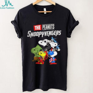 The Peanuts Snoopy Avengers cartoon shirt