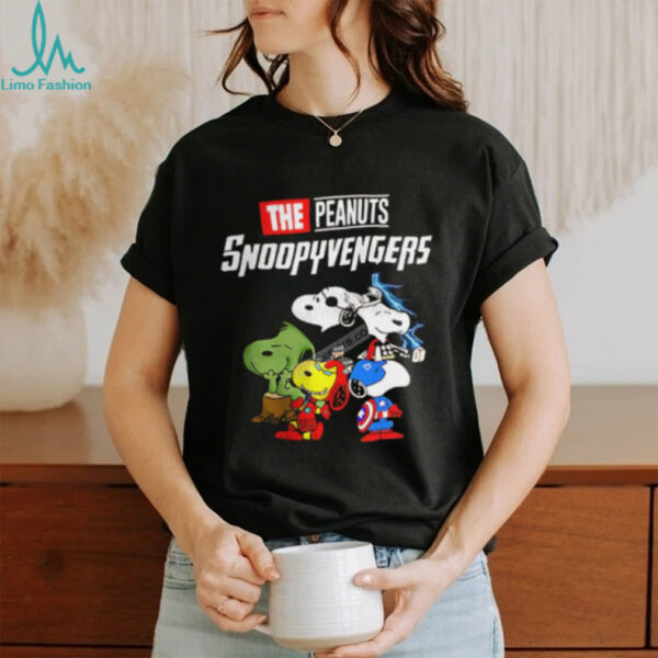 The Peanuts Snoopy Avengers cartoon shirt