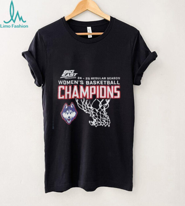 UConn Huskies Basketball Big East Regular Season Champions 2025 shirt