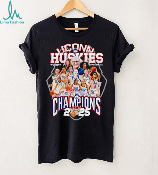 UConn Huskies Women’s Basketball Big East Regular Season Champions 2025 shirt