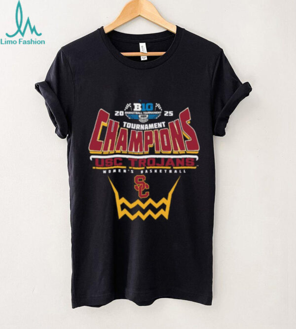 USC Trojans 2025 Big Ten Women’s Basketball Conference Tournament Champions Shirt