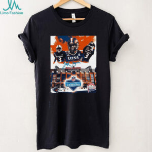 UTSA Roadrunners Runners Zah Frazier Lucas Oil Stadium NFL Scouting Combine Scooter’s Coffee Frisco Bowl Poster T Shirt