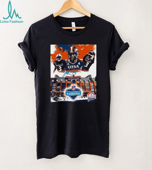 UTSA Roadrunners Runners Zah Frazier Lucas Oil Stadium NFL Scouting Combine Scooter’s Coffee Frisco Bowl Poster T Shirt