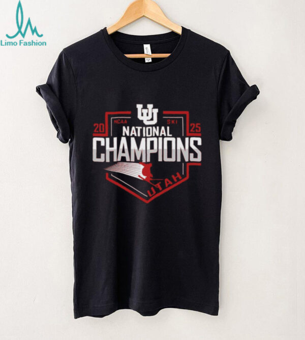 Utah Utes 2025 NCAA Skiing National Champions T Shirt