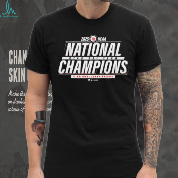 Utah Utes Team Back on Top 17th 2025 NCAA Skiing National Champions T Shirt