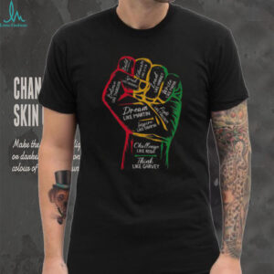 Nice Inspiring Black Leaders Power Fist Hand Black History Month T Shirt