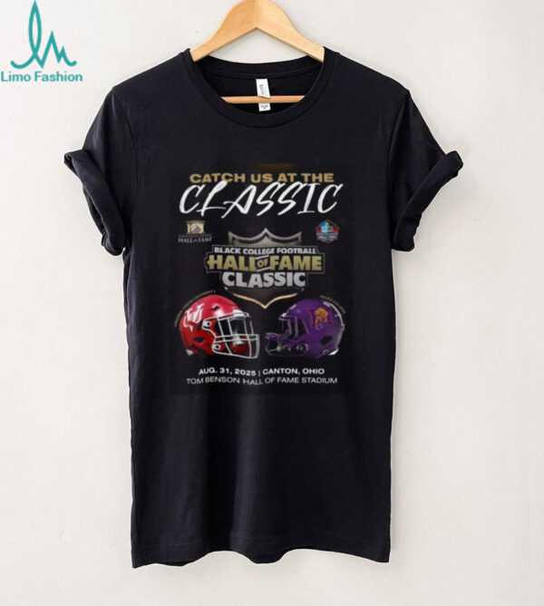 Virginia Union University Vs Miles College Catch Us At The Classic Black College Football Hall Of Fame Classic Aug 31 2025 Canton Ohio Helmet Poster T Shirt