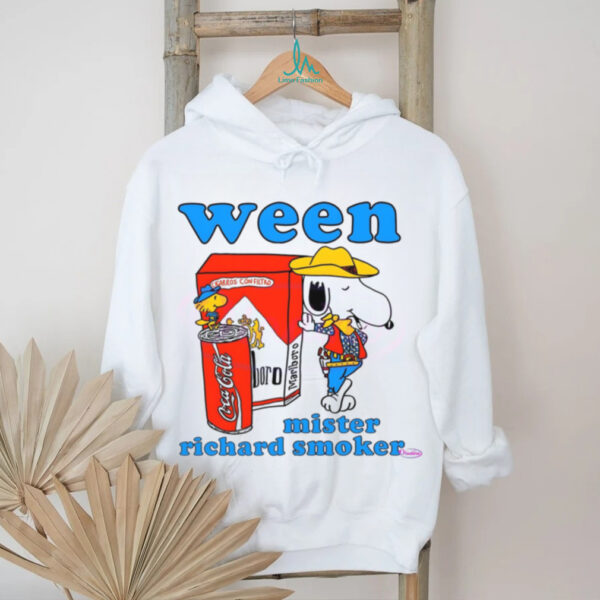 Ween Mister Richard Smoker Snoopy Cowboy Shirt