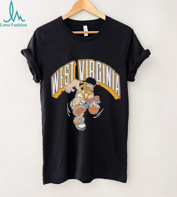 West Virginia Mountaineers Dunking Mascot T shirts