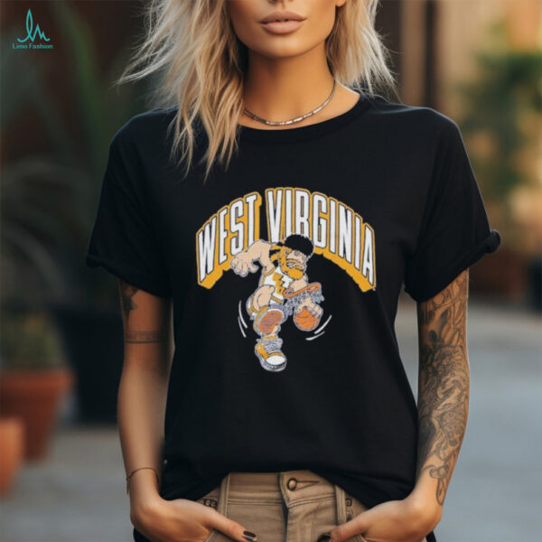 West Virginia Mountaineers Dunking Mascot T shirts