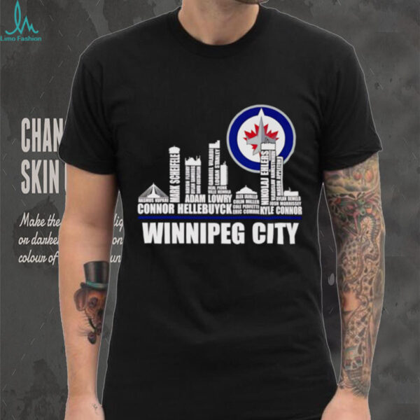 Winnipeg City skyline city player name shirt