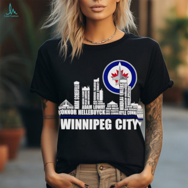 Winnipeg City skyline city player name shirt