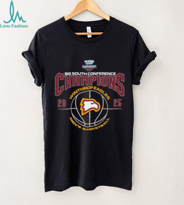 Winthrop Eagles 2025 Big South Men’s Basketball Conference Champions Shirt