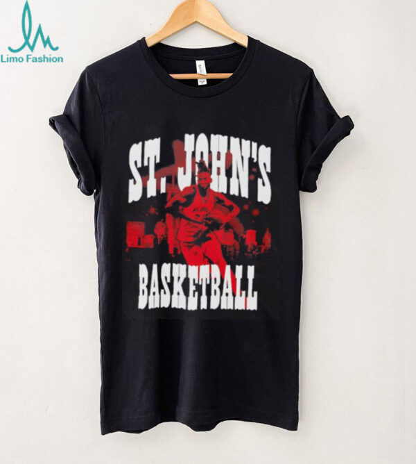 Zuby Ejiofor St Johns basketball comic shirt