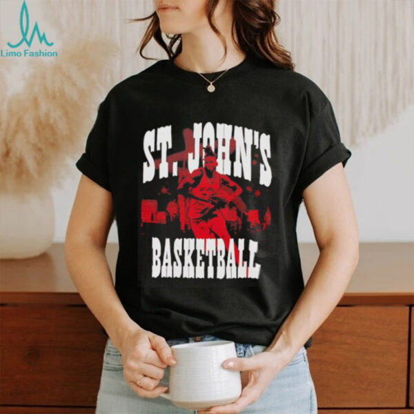 Zuby Ejiofor St Johns basketball comic shirt