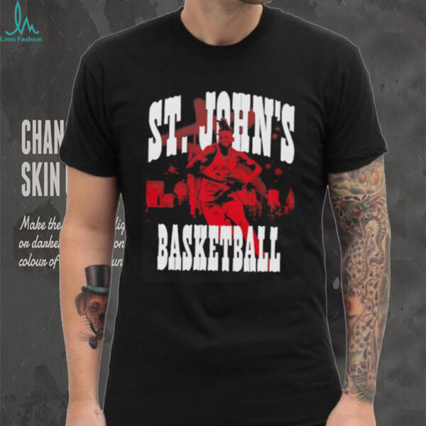 Zuby Ejiofor St Johns basketball comic shirt